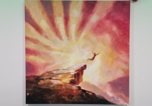 Photograph of Leap of Faith Painting